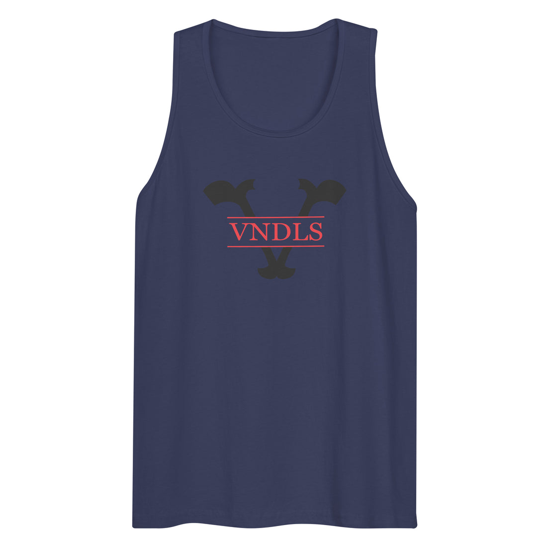 "VNDLS V" Tank Black Logo