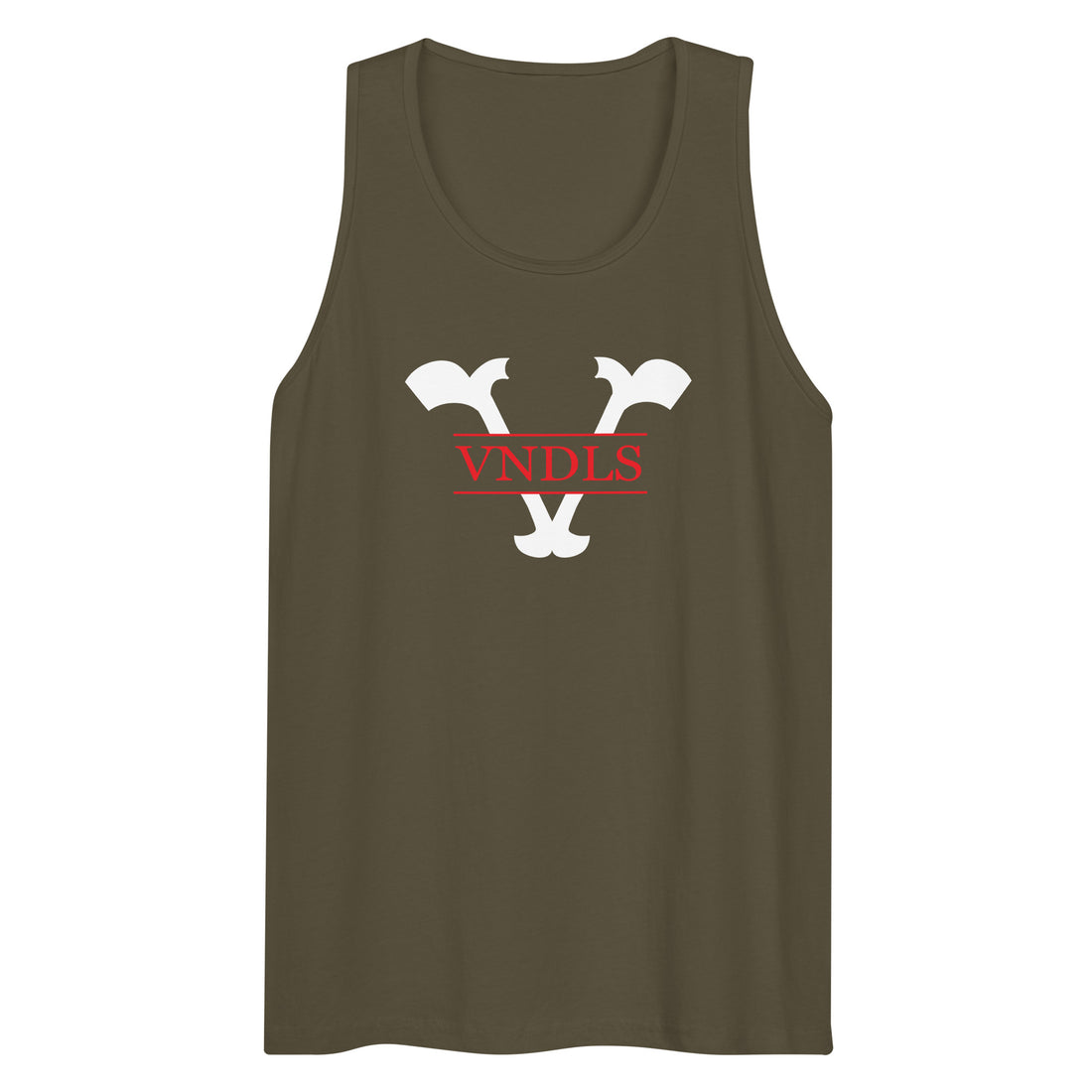 "VNDLS V" Tank White Logo