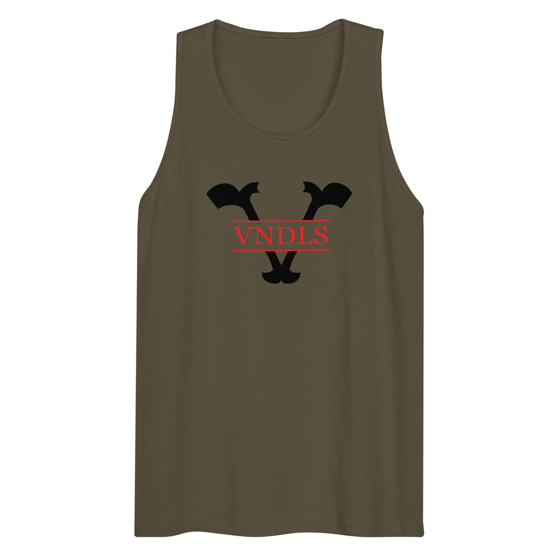 "VNDLS V" Tank Black Logo