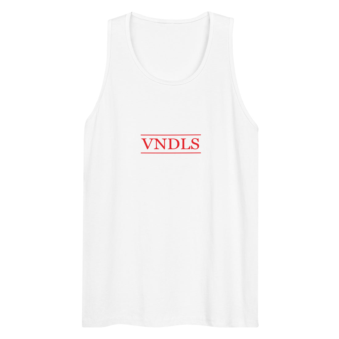 "VNDLS V" Tank White Logo