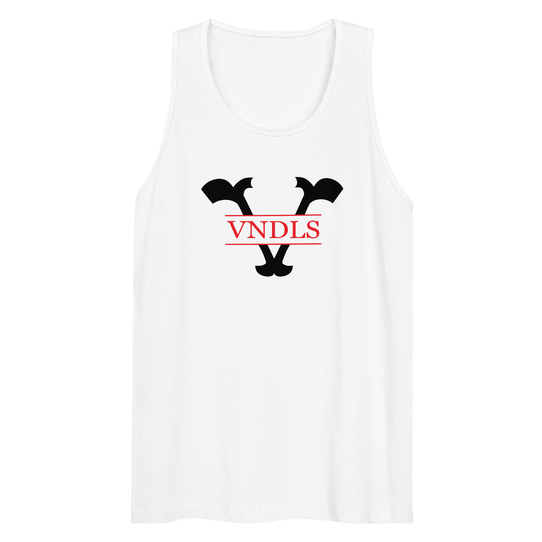 "VNDLS V" Tank Black Logo