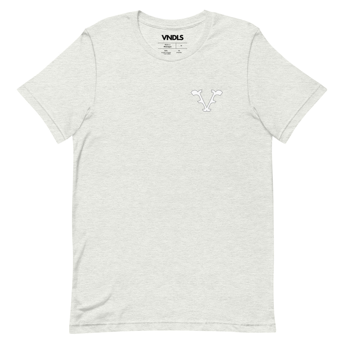 "V" Tee "White Logo"