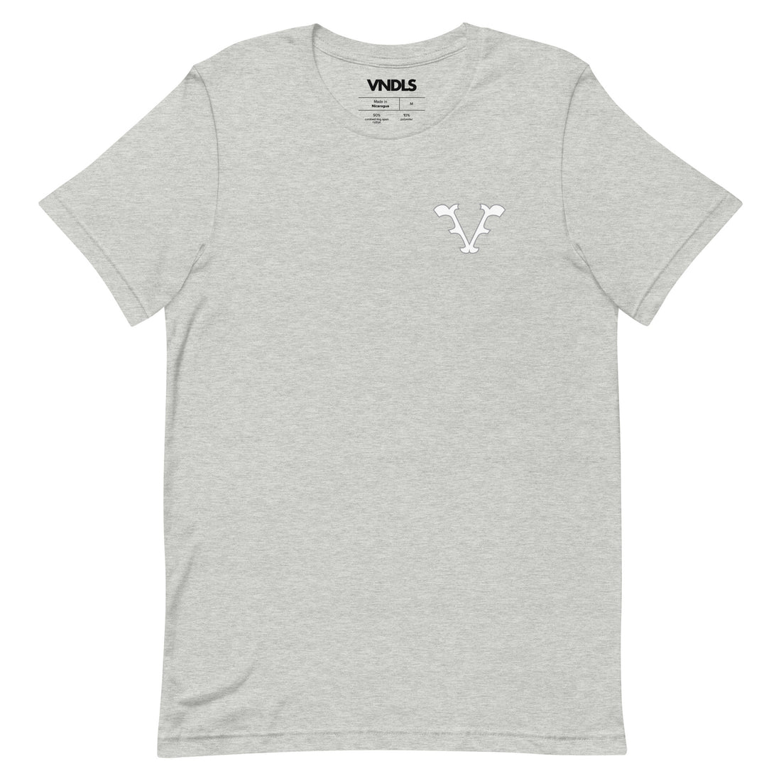 "V" Tee "White Logo"