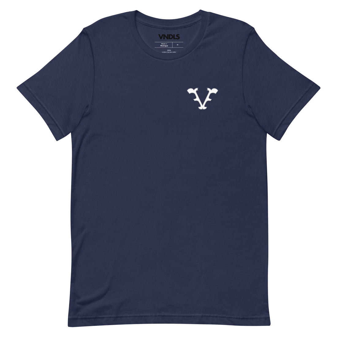 "V" Tee "White Logo"