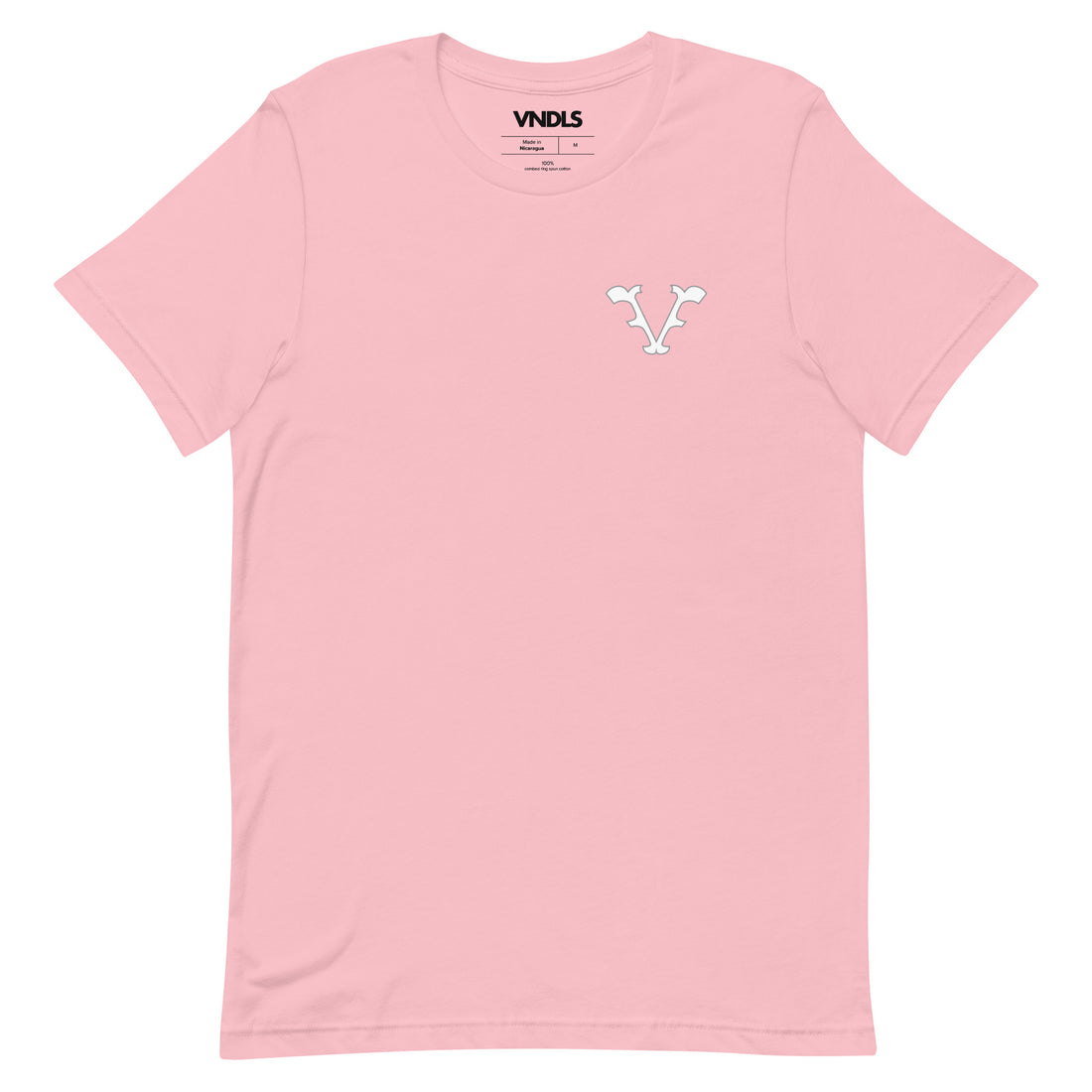 "V" Tee "White Logo"