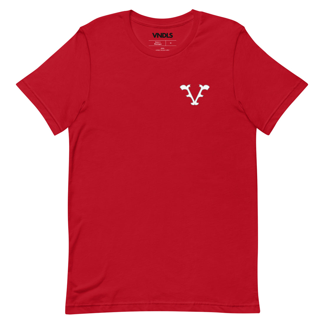 "V" Tee "White Logo"